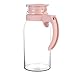 BESPORTBLE 1100 Ml de Vidrio de Tetera de Cristal para El Hogar Borosilicato de Vidrio Jarra de Vidrio Lemonade Ice Café Tetera Resistente Calor Jugo de Agua Bebida Jarra para La Oficina