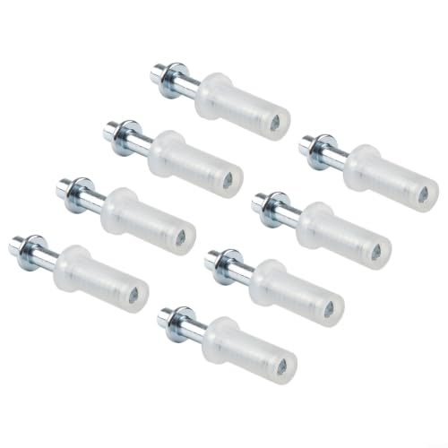 Kit de Herrajes para Puertas Bifold, 8 Piezas Pivot Superior para Puertas de Clóset, Repuestos de Acero y Nylon, para Puertas de Hasta 1-3/8 Pulgadas de Espesor, Mecanismo de Rotación Suave miniatura 2