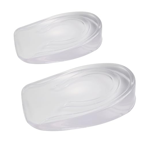 Yenvory Taloneras de Silicona para Fascitis Plantar – Plantillas de Gel Amortiguadoras para Espolón Calcáneo – Alzas Discretas para Zapatos Hombre – Talla 40–46 – 1 Par Reutilizable