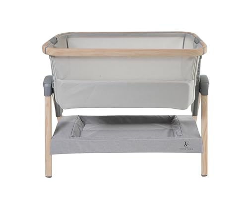 Venice Child California Dreaming Bedside Crib Bassinet w/Travel Case, Bamboo Bassinet Sheet, Removable Bamboo Compressed Cotton Mattress, Height...