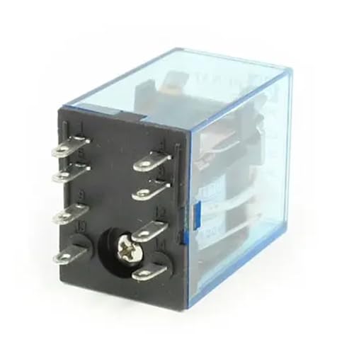 Relé electromagnético HH52P AC 110V de 8 pines con bobina DPDT para control