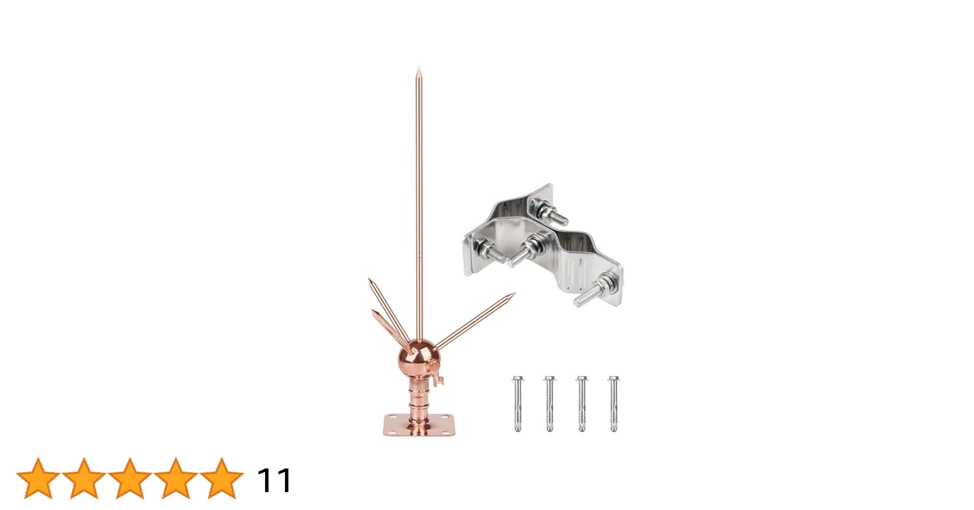 【サイン入り】L-RODS Lightning Rods【サカナクション】 Amazon.com: Lightning Rod,Copper Brass Lightning Rod Kit