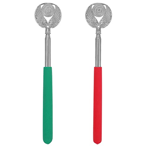 PATKAW 2 Piezas Cosquillas Galleta De Espalda Rascador De Espalda Masajeador De Espalda Rascadores De Espalda Extensibles Dispositivos Estafador Raspador Embutidoras Productos Metal