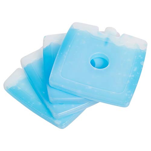 image for AmazonBasics Reusable Hard Sided Square Ice Pack, 4.75