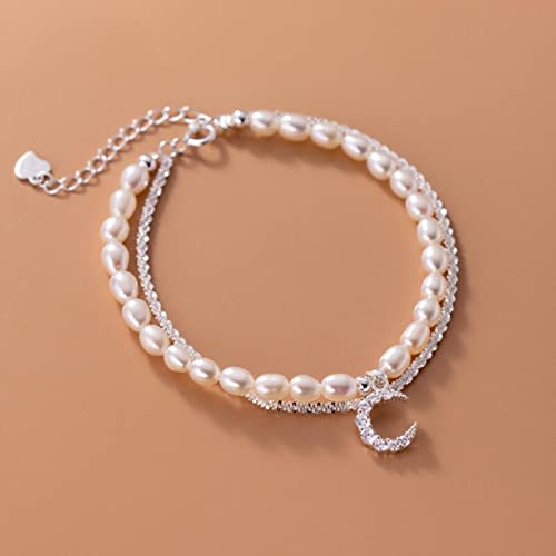 Bracelet Perles d'eau Douce Argent 925 pour Sublimer vos Tenues