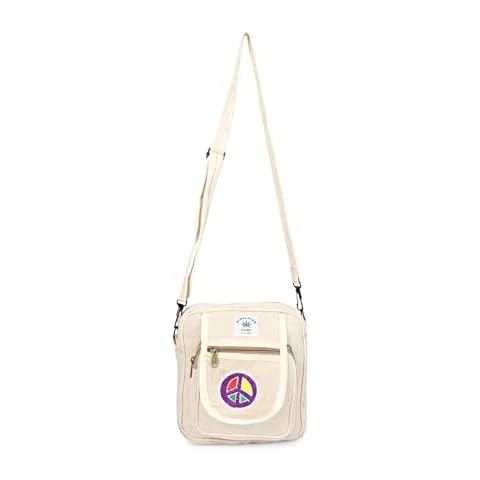 LONGING TO BUY Hemp Sling Bag, Hemp Crossbody Bag For Men And Women (Design-4) Cover