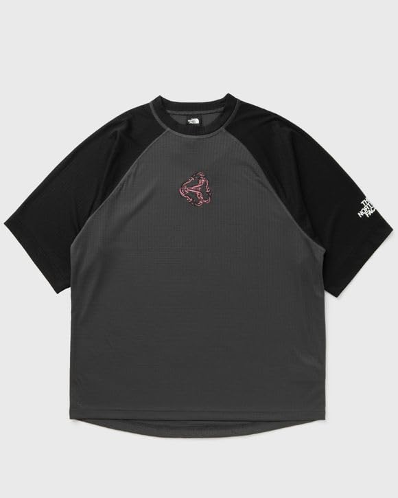 THE NORTH FACE NF0A8CTKMN8 U NSE S/S DOTKNIT Tee T-Shirt Uomo Asphalt Grey/TNF Black Taglia XS