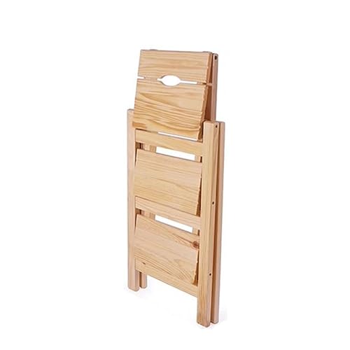 Tabourets-échelles pliables en bois à 4 marches - 2