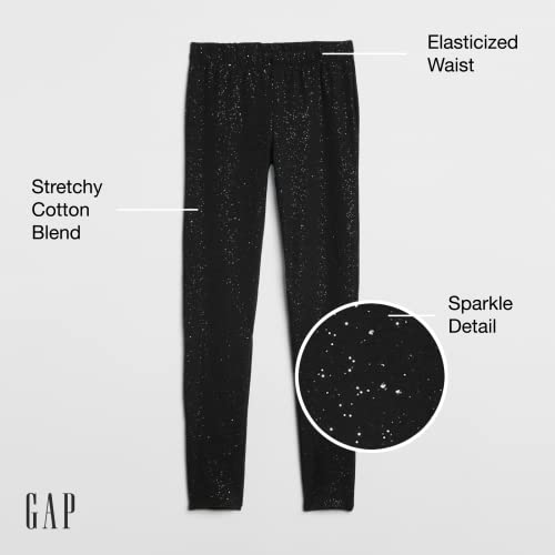 GAP Girls Sparkle Stretch Jersey Legging Pants2
