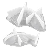 Moules pour résine époxy : permettent de réaliser de nombreuses bougies parfumées, savons, objets artisanaux, etc., en forme de poisson. moule en silicone pour animaux marins