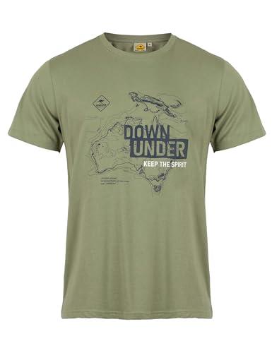 ROADSIGN australia Herren T-Shirt markanter Print mit Down-Under-Charakter...