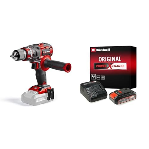 Einhell TP-CD 18/80 Li-i BL - Solo, Akülü Darbeli Matkap ve Einhell 18V 2,5 Ah PXC Starter Kit (Başlangıç Seti)