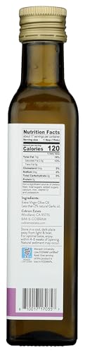 Image of Cobram Estate Garlic Artisan Collection Flavored extra virgin Olive Oil - Low-Fodmap Diet Friendly, First Cold Pressed 100% California Extra Virgin Olive Oil - Bright & Flavorful, Non-GMO (250mL)
