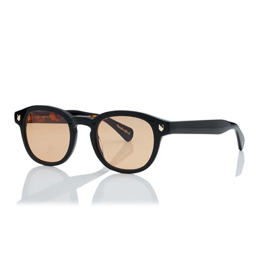 Image of Shisen Fox KITSUNE 2.0 Unisex Sunglasses with Oval Design | Non-Polarized Lenses | Trendy Sun Glasses for Men & Women | Fashion Sunglasses | Acetate Material