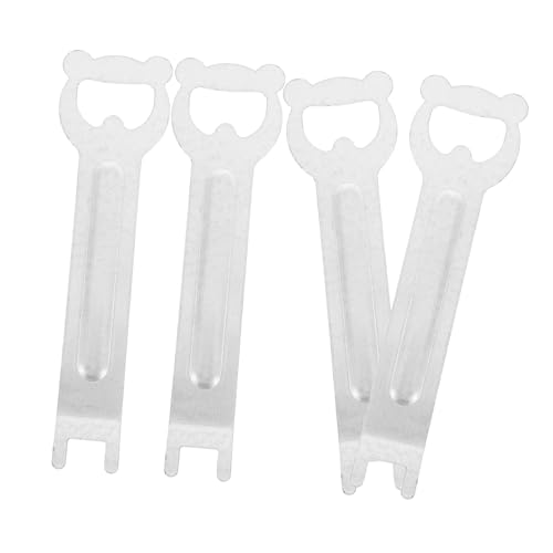 Abaodam 4piezas Soporte para Platos De Barbacoa Manipulación De Superficies Calientes Elevador De Rejillas Abridor De Botellas Utensilios De Cocina para Asados y Picnics Exterior