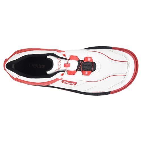 Image of Dexter Men's SST 6 Hybrid BOA Right Handed Bowling Shoes - Available in Medium and Wide Width - Interchangeable Slide Sole and Heels - for Right Handed Bowlers Only