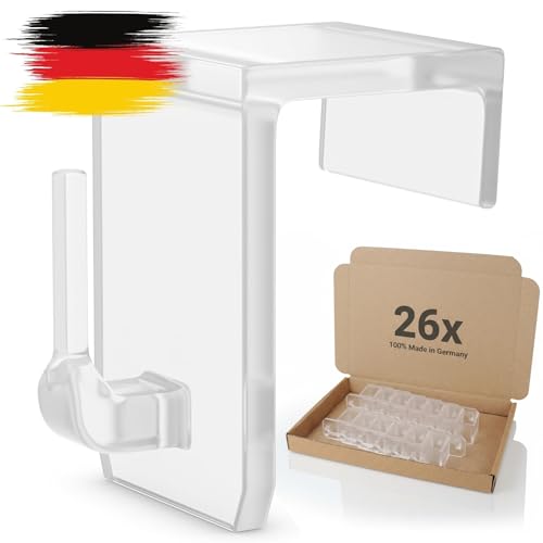 Raumhero Fensterhaken 100% Made in Germany - zum Einhängen (26 Stk.)...