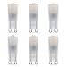 230V 25W G9 Warmweiss Leuchtmittel, LED G9 2,5W 2700K Glühbirne Ersatz für 15W 25W Halogenlampen, 250lm Nicht Dimmbar Noobibaba 6 Stück
