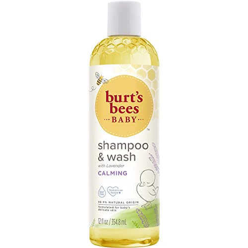 Image of Burt's Bees Baby Shampoo & Wash, Calming, 12 Ounces (Pack of 3) (Packaging May Vary)
