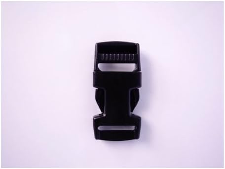 SR20 PLASTIC SIDE RELEASE BUCKLE BLACK 20mm webbing