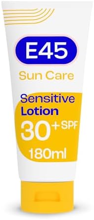 E45 Sun SPF30 Sensitive Sun Cream with Vitamin E - UVA and UVB Pr...