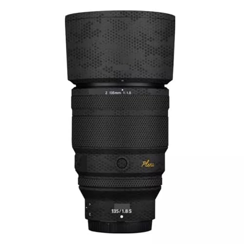 Nikon Z 135mm F1.8 S Plena autocollant anti-rayures objectif photo Mamba Black vinyle
