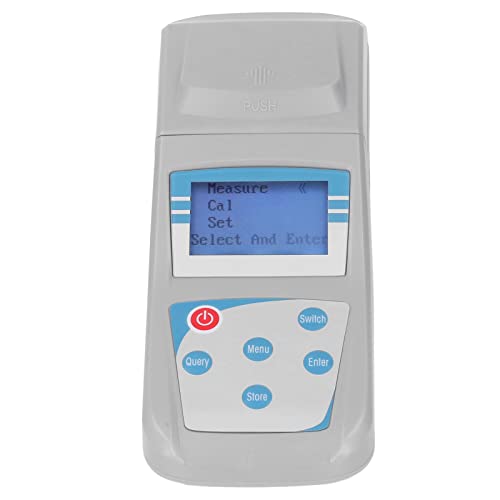 Medidor de Turbidez de Laboratorio, Turbidímetro Portátil Analizador de Detección de Turbidez de Calidad del Agua, Rango de Medición 0-200 NTU, Precisión de Luz Difusa a 90° 0.1