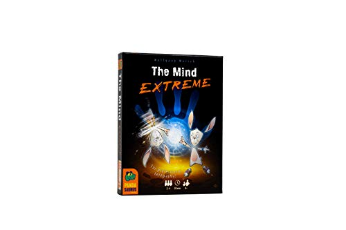 Pandasaurus Games The Mind Extreme - Twice The Speed, Synchronized and Backwards - Family-Friendly Board Games - Adult Games for Game Night - Card Games for Adults, Teens & Kids (2-4 Players) , Black