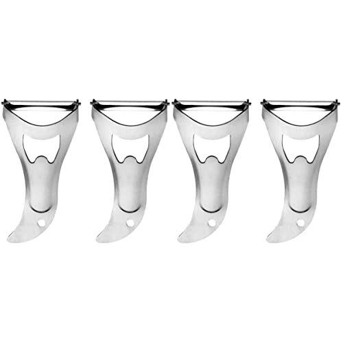 2 pcs Concombre Durable Pommes de Terre Acier Orange Canne Pomme de Terre Y Chocolat Inoxydable Bouteille Légumes Gingembre Éplucheur Pelé et Pivotant Métal Agrumes Citron Fromage Noyau Rabot -in- (Co