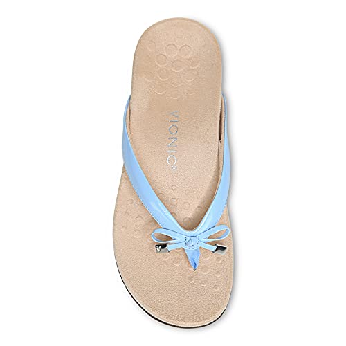 Image of Vionic Women's Rest Bella Toe Post Sandal- Supportive Ladies Orthotic Sandals that include Three Zone Comfort with Arch Support- Flip Flop for Ladies, Medium and Wide Width Size 5-12