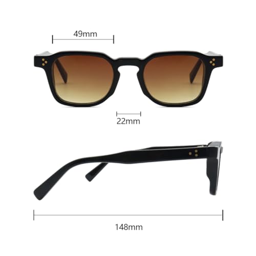Lunettes de soleil en acétate haut de gamme rétro chic UV400