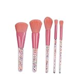 Angoily 5 Stück Make up Pinsel Mit Farbigen Granulatgriffen Synthetischen Fasern...