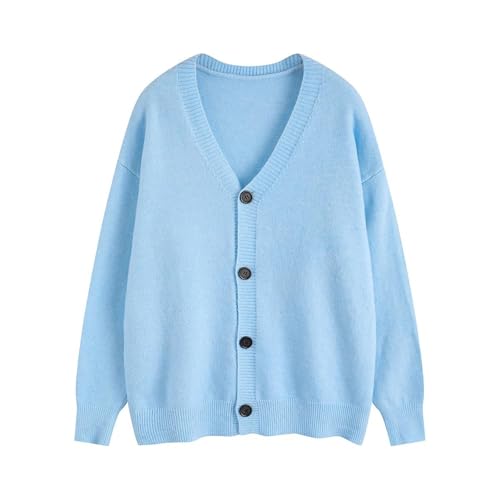 Men's Single-Breasted V-Neck Knit Cardigan – Casual Long Sleeve Stretch Sweater Stylish Outfit2