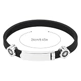 Generisch Anti-Schock-Armband, Armband gegen statische Elektrizität - Silikon-Balance-Armbänder,Verstellbarer Statik-Schock-Eliminator, Gesundheitsarmband, Sportarmreif für trockene Jahreszeiten