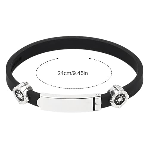 Generisch Anti-Schock-Armband, Armband gegen statische Elektrizität - Silikon-Balance-Armbänder,Verstellbarer Statik-Schock-Eliminator, Gesundheitsarmband, Sportarmreif für trockene Jahreszeiten