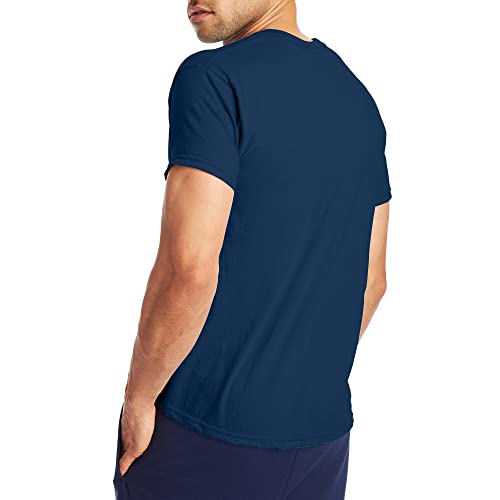Hanes Men's 2 Pack X-Temp Performance T-Shirt, Navy, XX-Large image 3