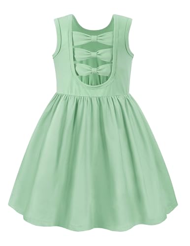 Arshiner Toddler Easter Dresses Summer Girl Dress Light Green 2T
