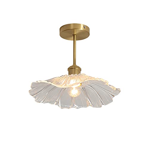Luminaire en cuivre Lotus compact pour éclairer un petit espace sombre