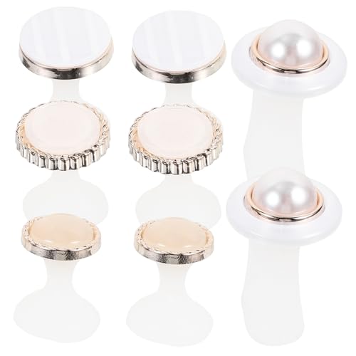FOMIYES 8 pcs Decorative Silicone Toe Separators for Women Comfortable Pedicure Spacers Unique Design for Nail Art and Salon Use Prevents Nail Polish Smudging