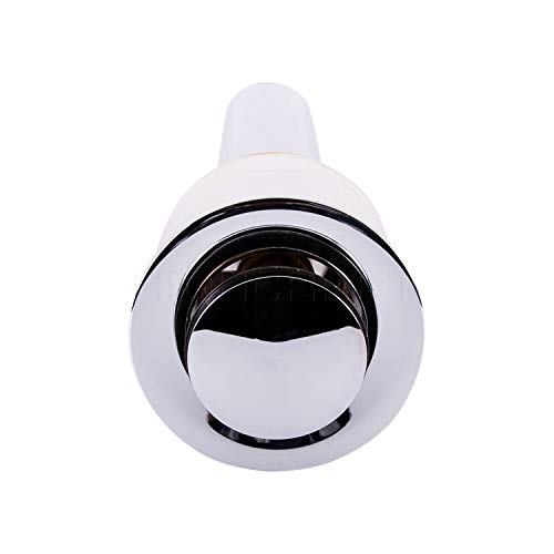 Highcraft S3252 R1030 Vessel Strainer Pop Up Drain Assembly Without Overflow Bathroom Faucet Vanity Sink Stopper Polished Chrome, 1-5/8 In. Diameter #TOP2