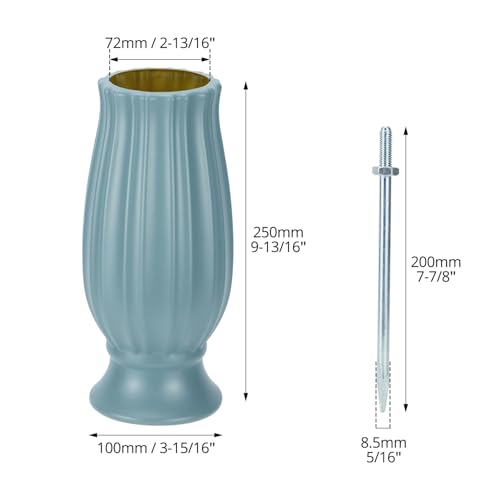 Vase de cimetière pour tombe, lot de 2 supports fleurs commémoratives de jardin - 7