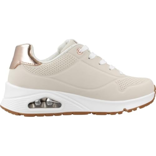 Image of Skechers Girl Uno Gen1 Shimmer Away Lace Up Shoe