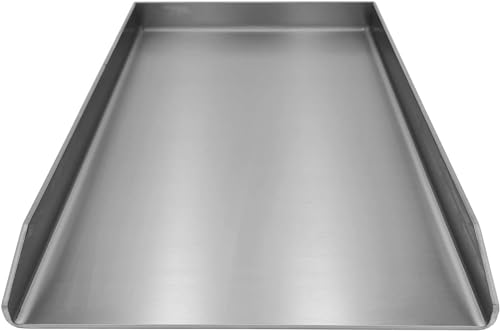 Plancha en acier inoxydable 4 mm 450x340 mm pour plaque de cuisson