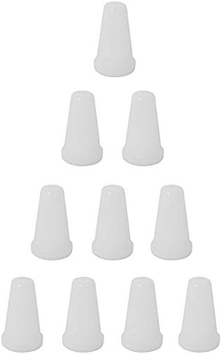 Mam Creations 12 pieces Kulfi Mould with cover || Regular Size || 75 ML Capacity (White)