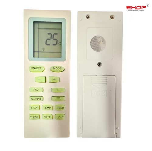 Image of Ehop YB1F2 Compatible Remote Control for Lloyd AC with X-Fan Function AC-18B