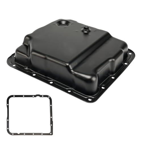 Image of KAX 265-811 Transmission oil pan with Drain Plug & Gasket Compatible with Silverado /Sierra /Tahoe /Yukon, Express /Savana 1500 /2500 /3500 /4500
