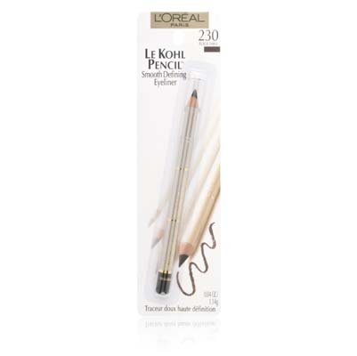 Loreal Le Kohl Pencil Smooth Defining Eyeliner, Black Sable - 0.04 Oz