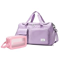 Purple Gym Bag&toiletry Bag