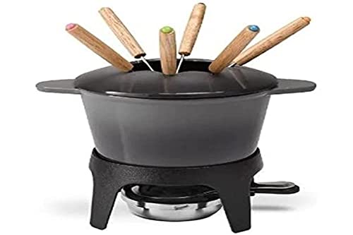 Conjunto para Fondue 10 Pcs Sauté, Cinza, Haus concept