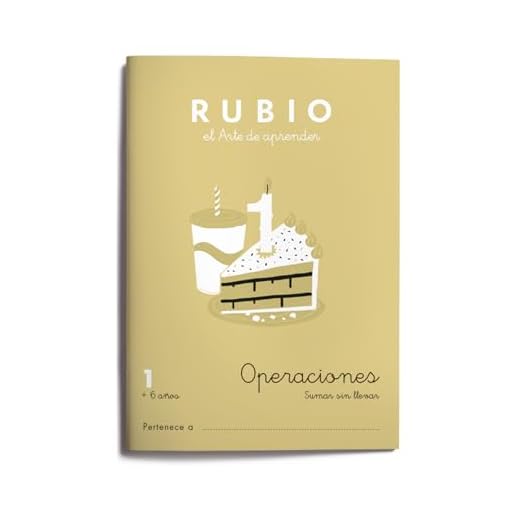 Operaciones RUBIO 1 | Sumar sin llevar | +6 años